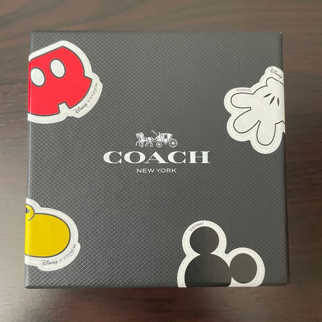 【希少限定コラボ】訳あり新品 COACH×DISNEY レザーブレスレット 箱付