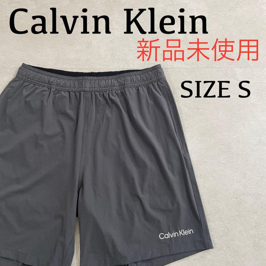 【新品未使用タグ付】Calvin Klein スイムショーツ サイズS グレー