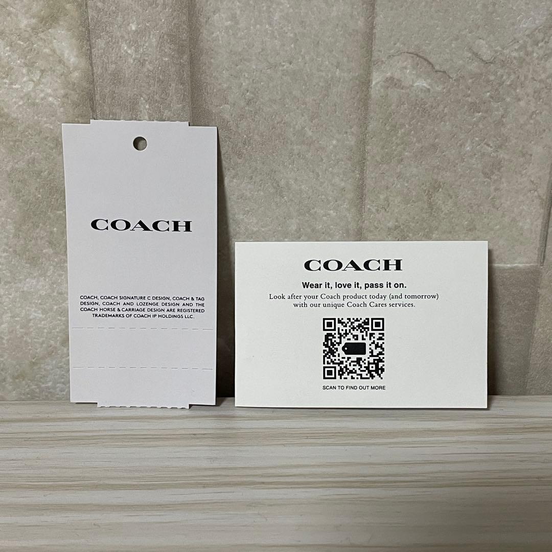 訳あり新品 COACH 二つ折り財布 レッド