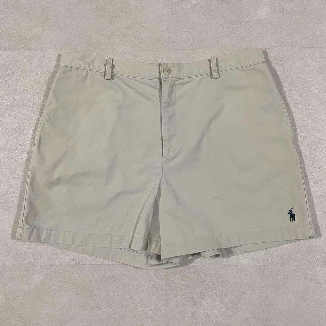 90s POLO RALPH LAUREN ハーフパンツ サイズ14 ホワイト