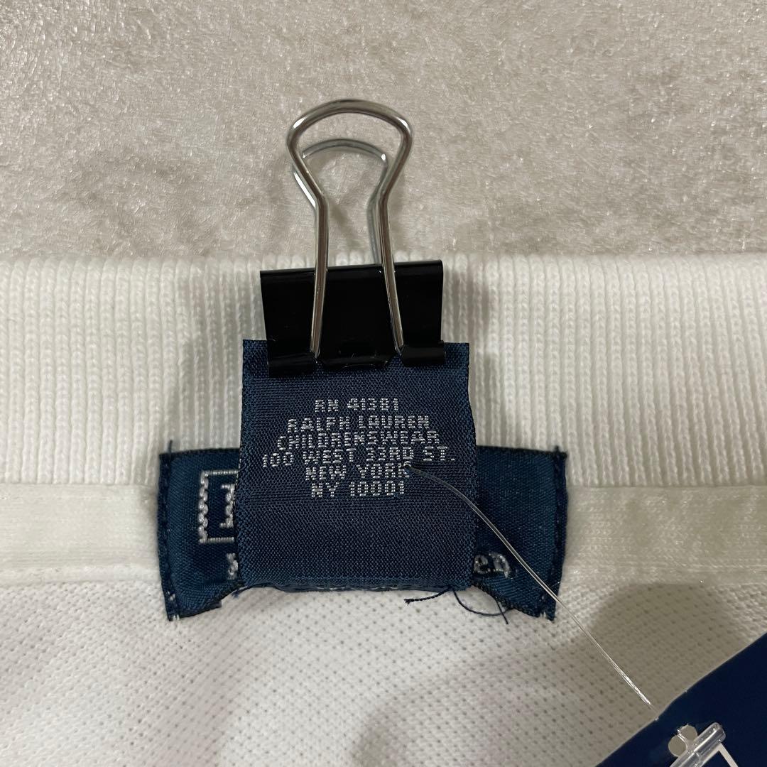 【新品未使用タグ付】90s POLO RALPH LAUREN ポロシャツ 白