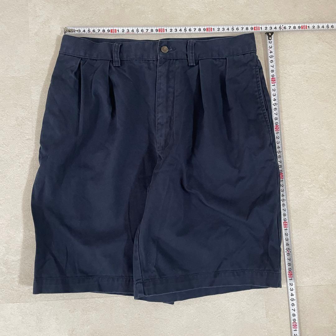 【美品】90s POLO RALPH LAUREN ハーフパンツ ポロチノ 紺