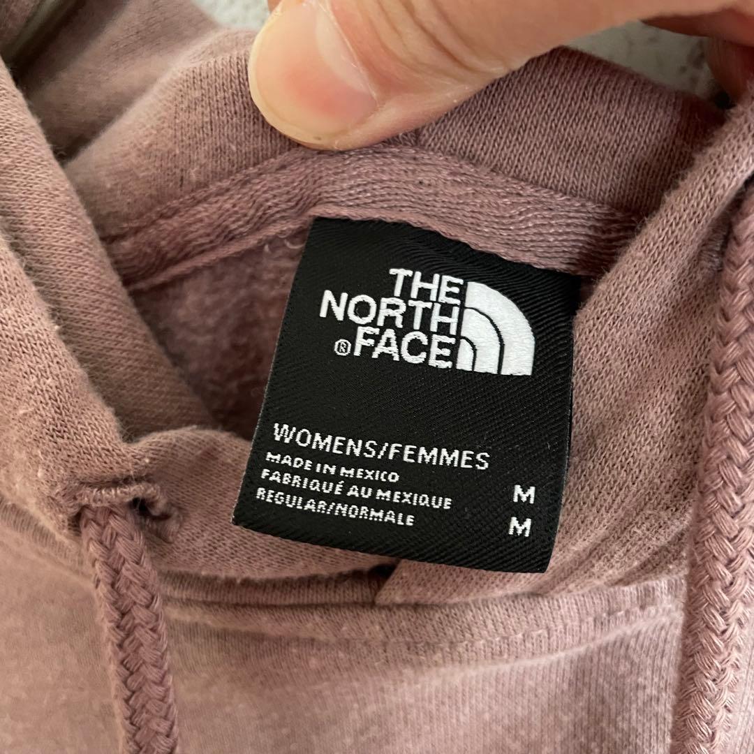 【美品】USA古着THE NORTH FACE 長袖パーカー M スモークピンク