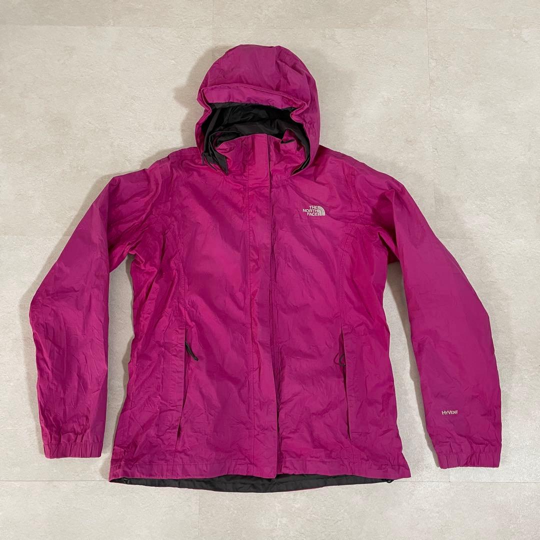 古着 THE NORTH FACE マウンテンパーカー HYVENT 紫色 L
