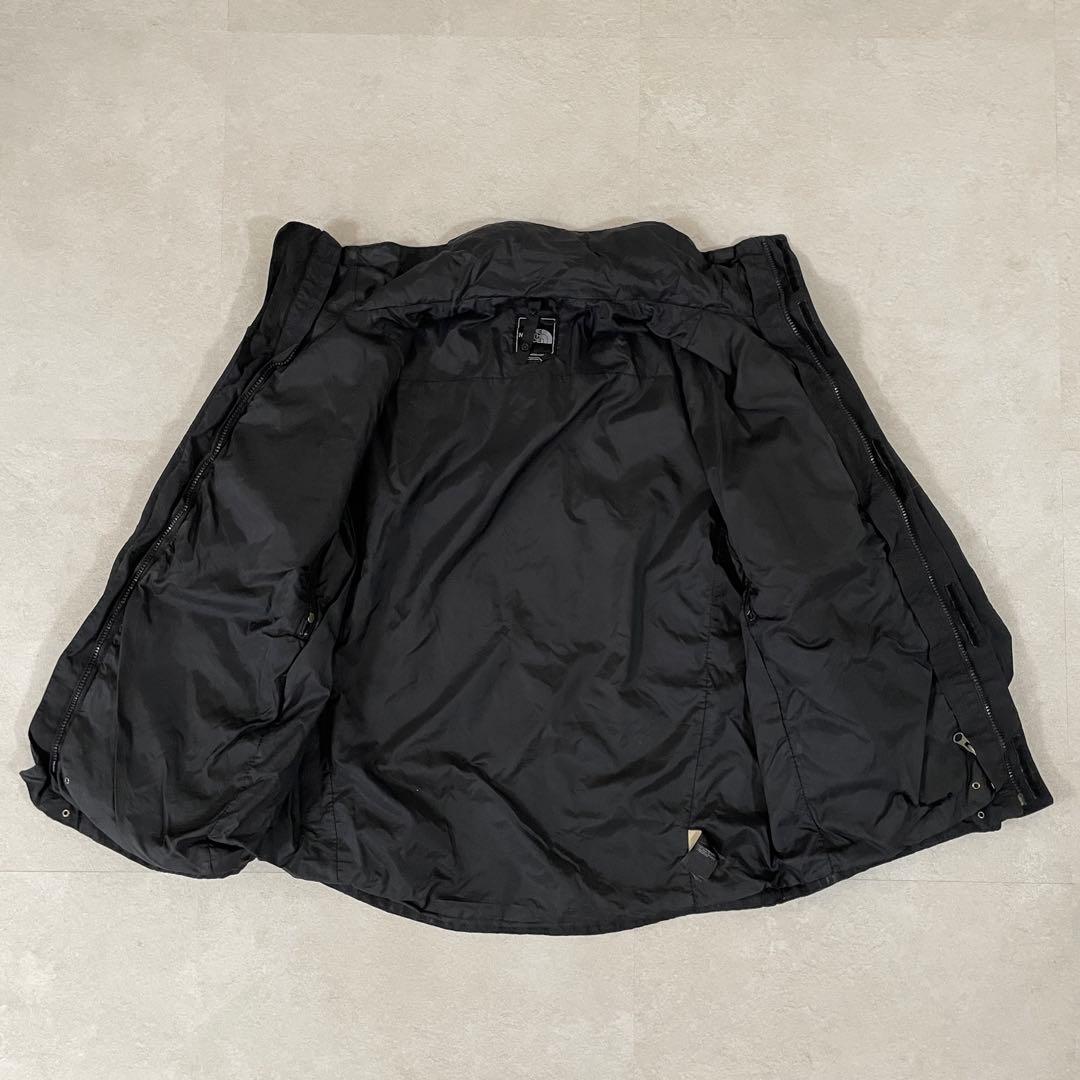 古着 THE NORTH FACE ナイロンジャケット HYVENT 黒色 M