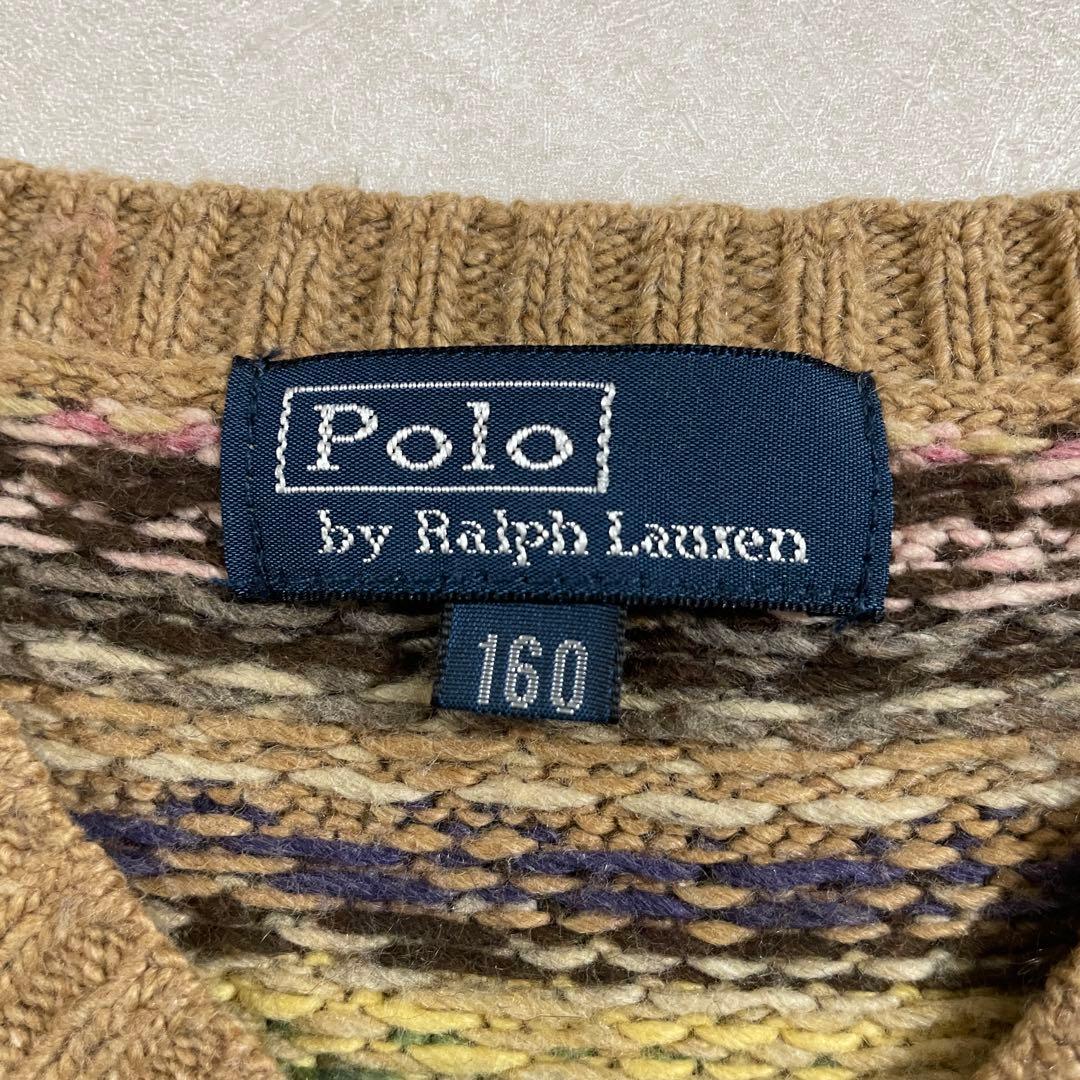 【希少】 90s POLO RALPH LAUREN カシミヤ ニット 160