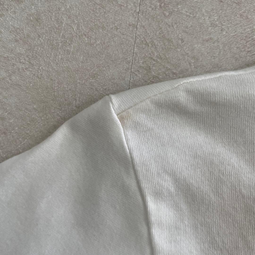 古着 ARMANI EXCHANGE プリント 半袖Tシャツ S ホワイト
