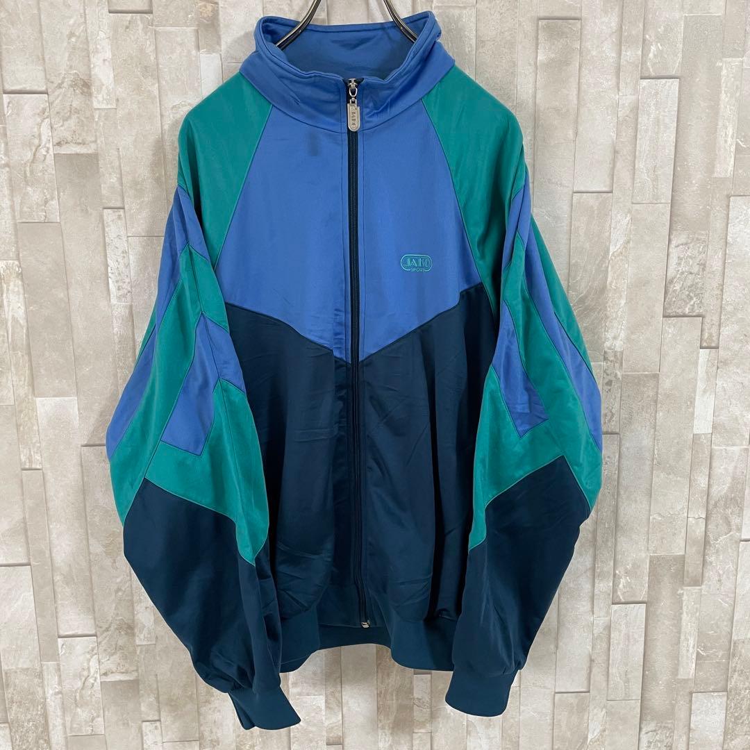 古着 JAKO トラックジャケット バックプリント サイズL マルチカラー