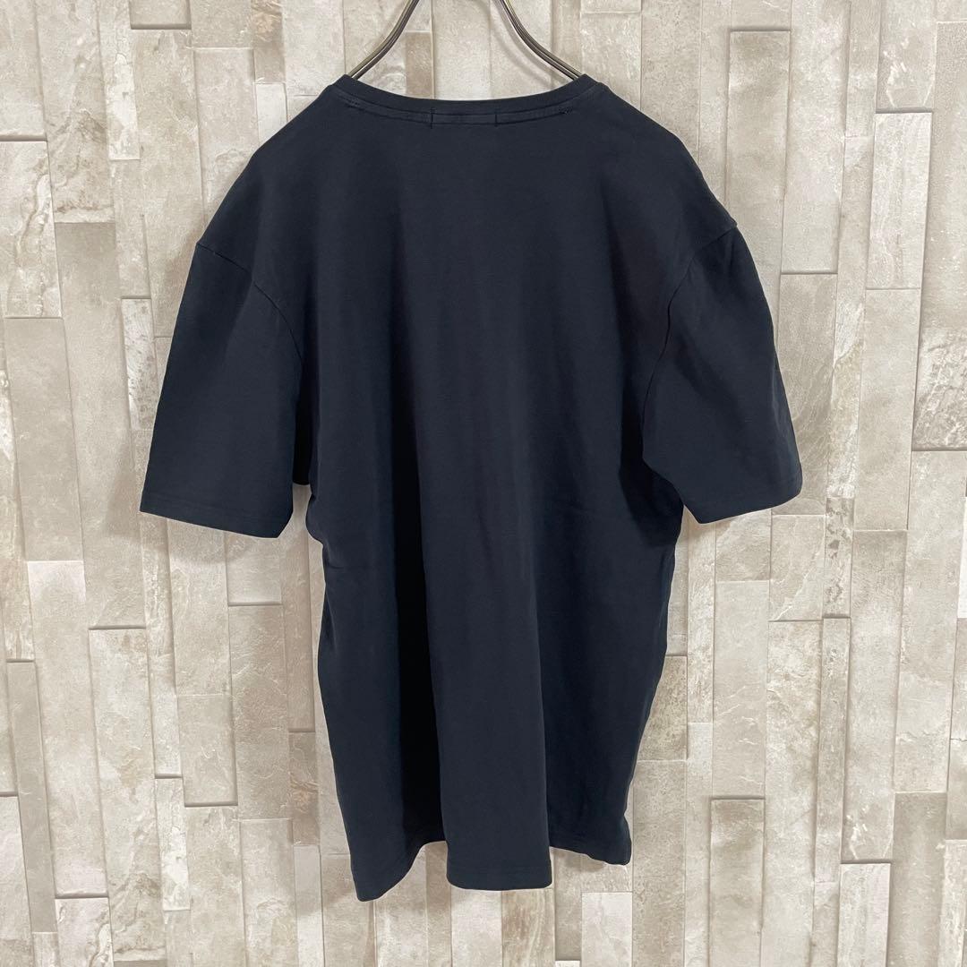 【美品】BURBERRY BLACK LABEL半袖Tシャツ Vネック 2 黒