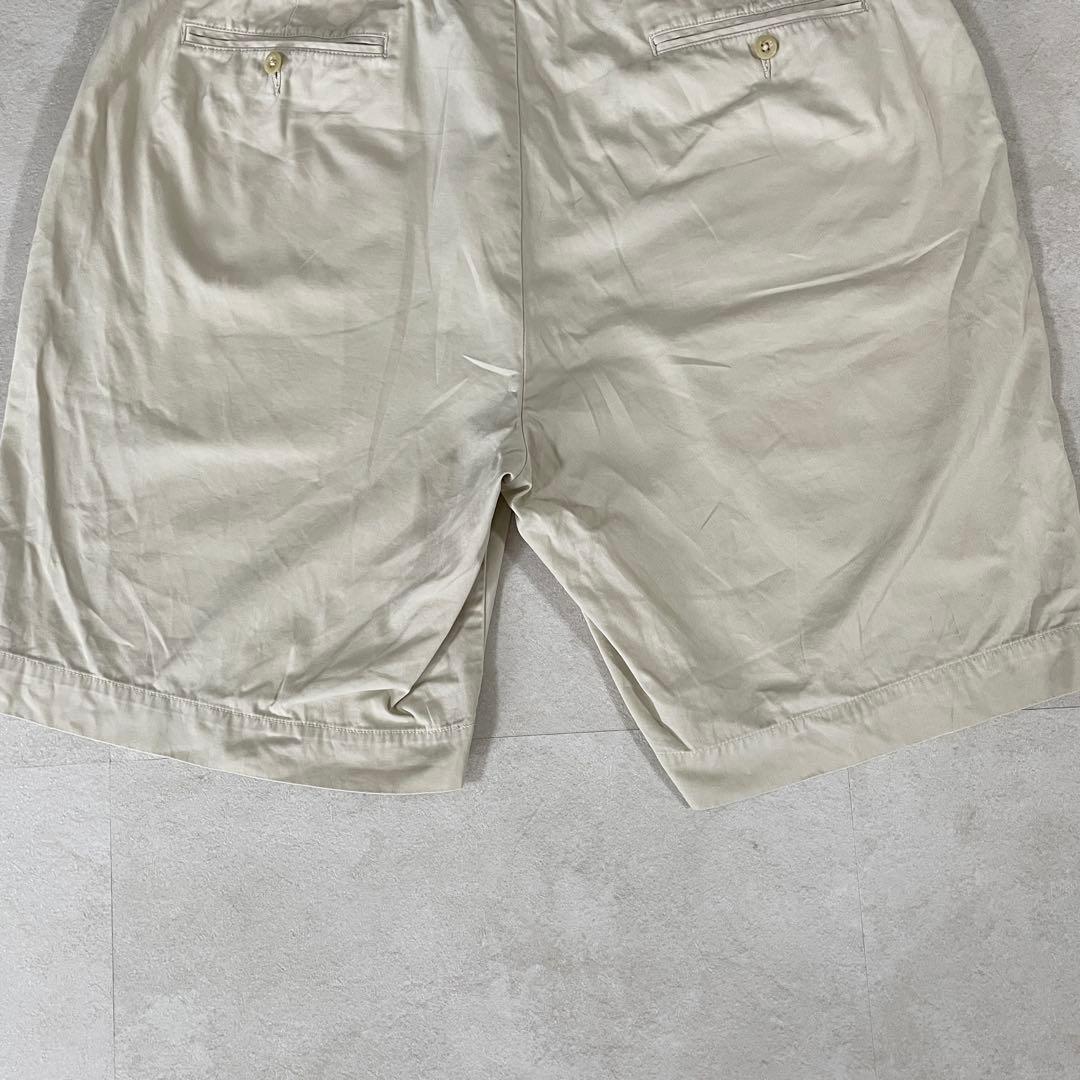 90s POLO RALPH LAUREN ハーフパンツ サイズ38 ベージュ