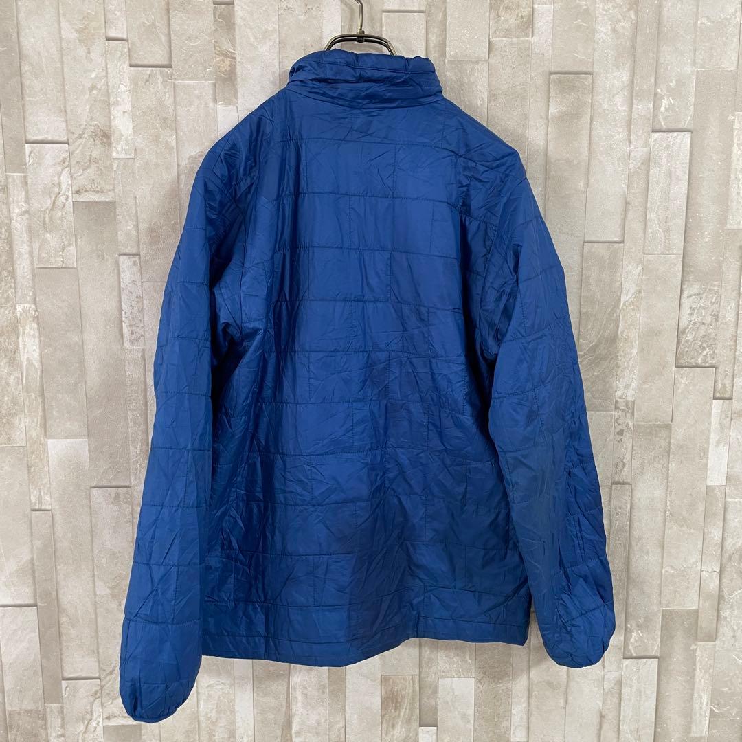 古着 patagonia ナノパフジャケット サイズXL ブルー