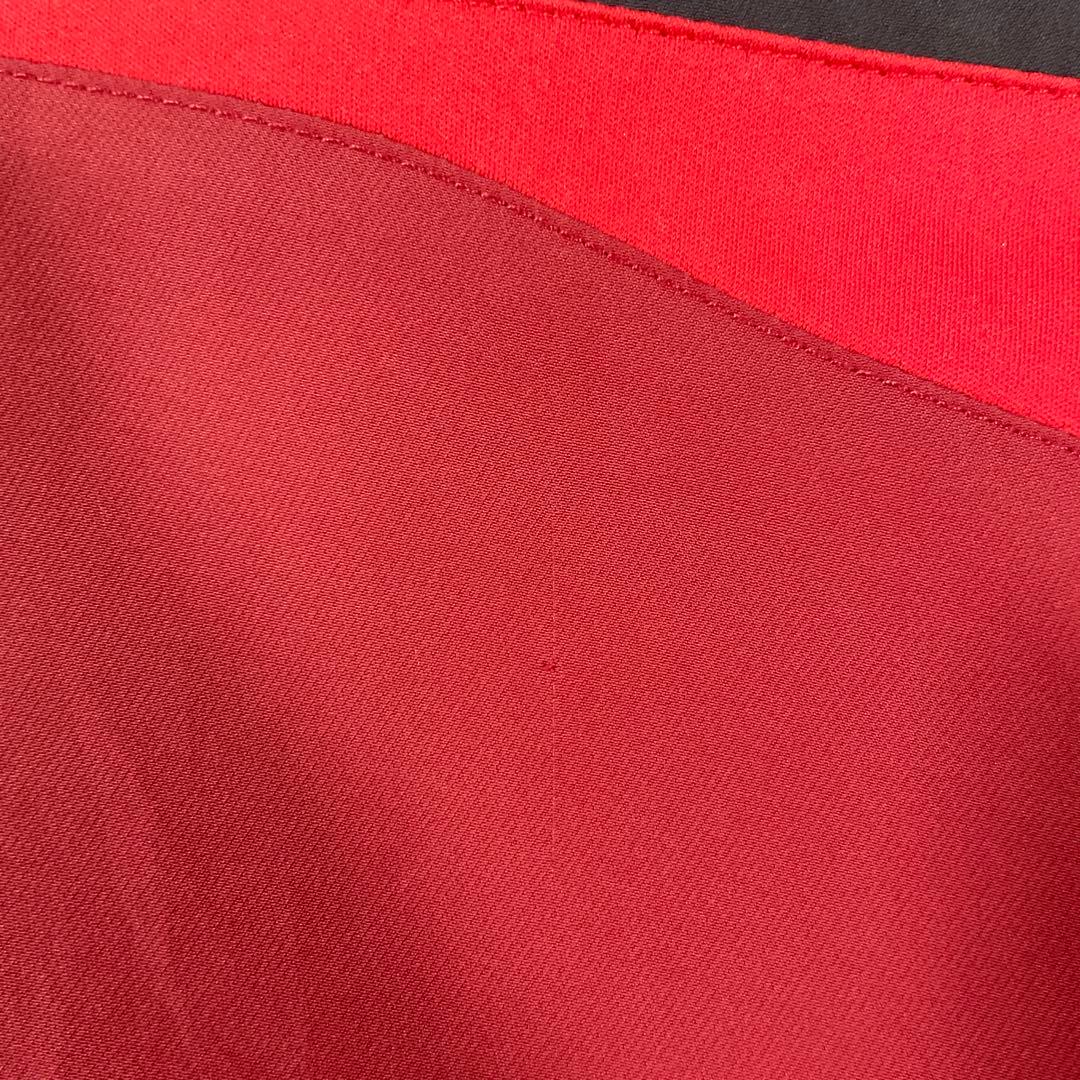 古着 NIKE NIKE GOLF 半袖ハーフジップゴルフウェア L レッド