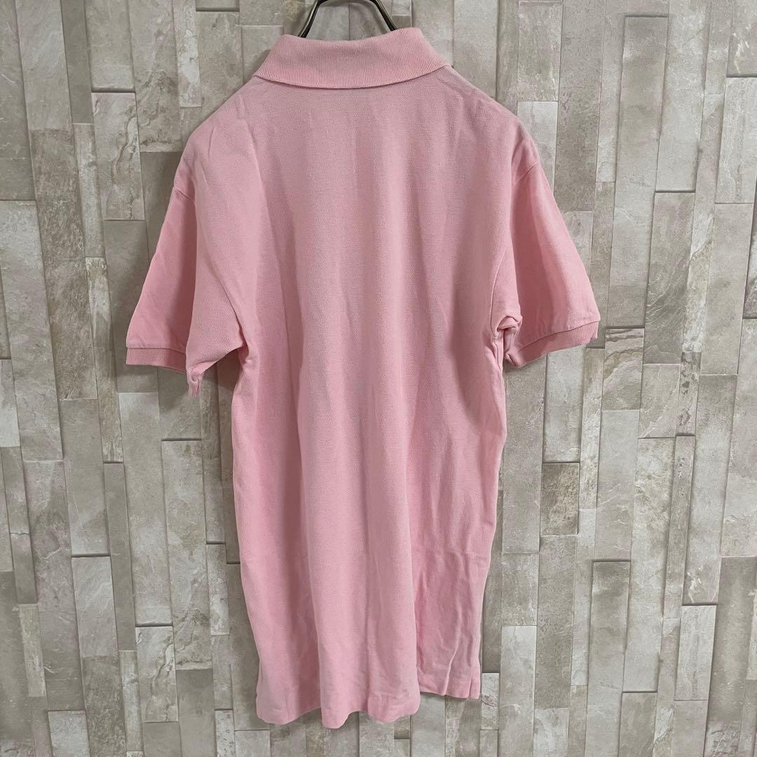 90s POLO RALPH LAUREN 半袖ポロシャツ ポニー刺繍 ピンク