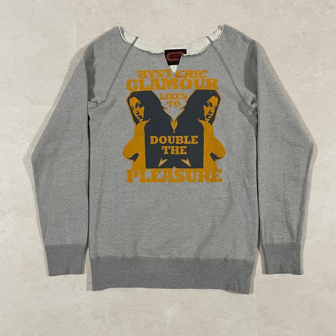 90s HYSTERIC GLAMOUR スウェットシャツ ビッグプリント