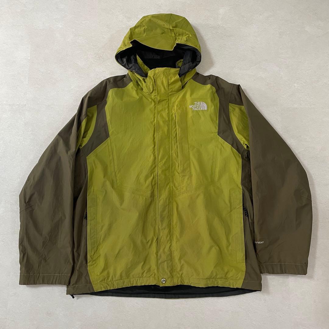 古着THE NORTH FACE マウンテンパーカー ハイベント バイカラー