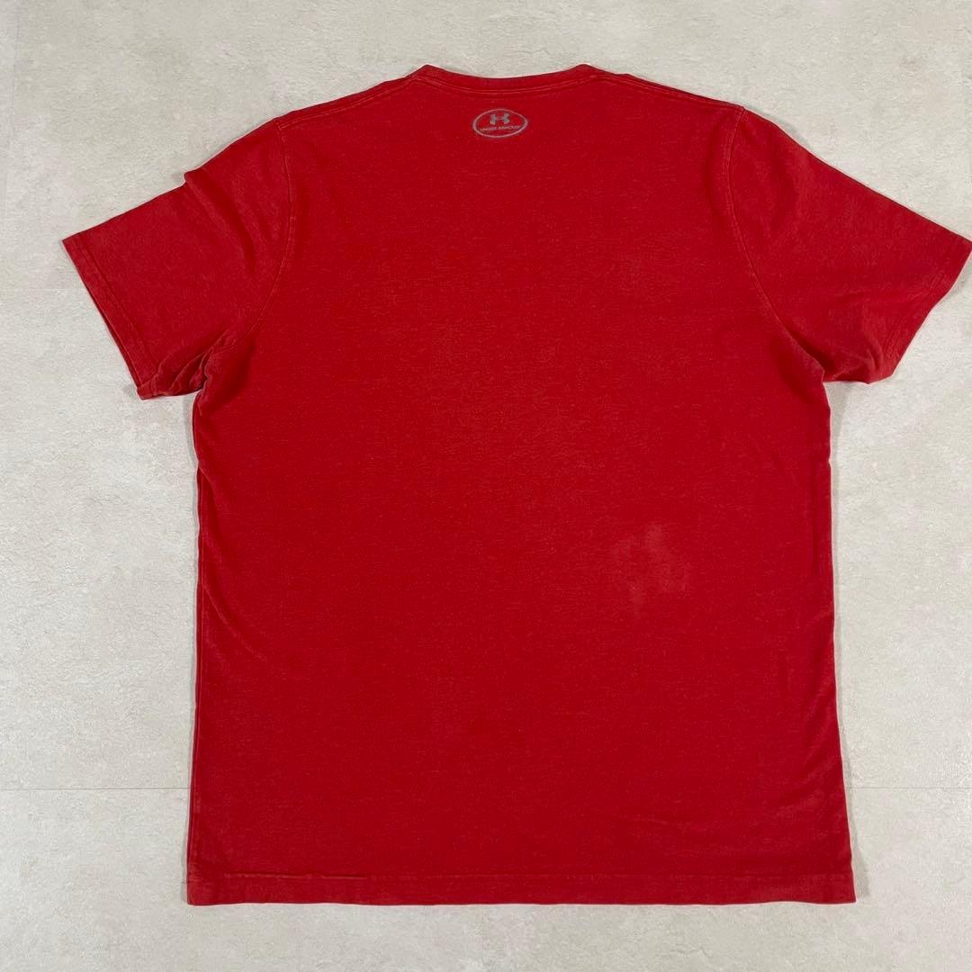 最終値下げ USA古着 UNDER ARMOUR 半袖Tシャツ Lサイズ レッド