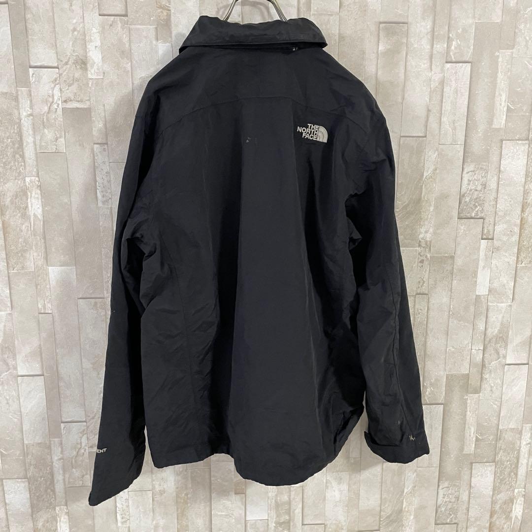古着 THE NORTH FACE ナイロンジャケット HYVENT 黒色 M