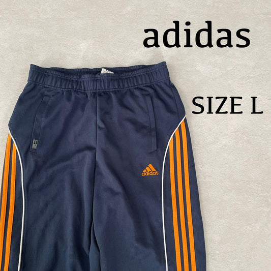 古着 adidas トラックパンツ CLIMA365 3ストライプス L