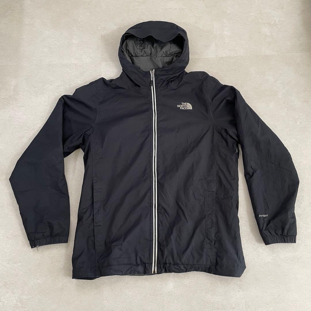 古着 THE NORTH FACE マウンテンパーカーHYVENT 紺色 L