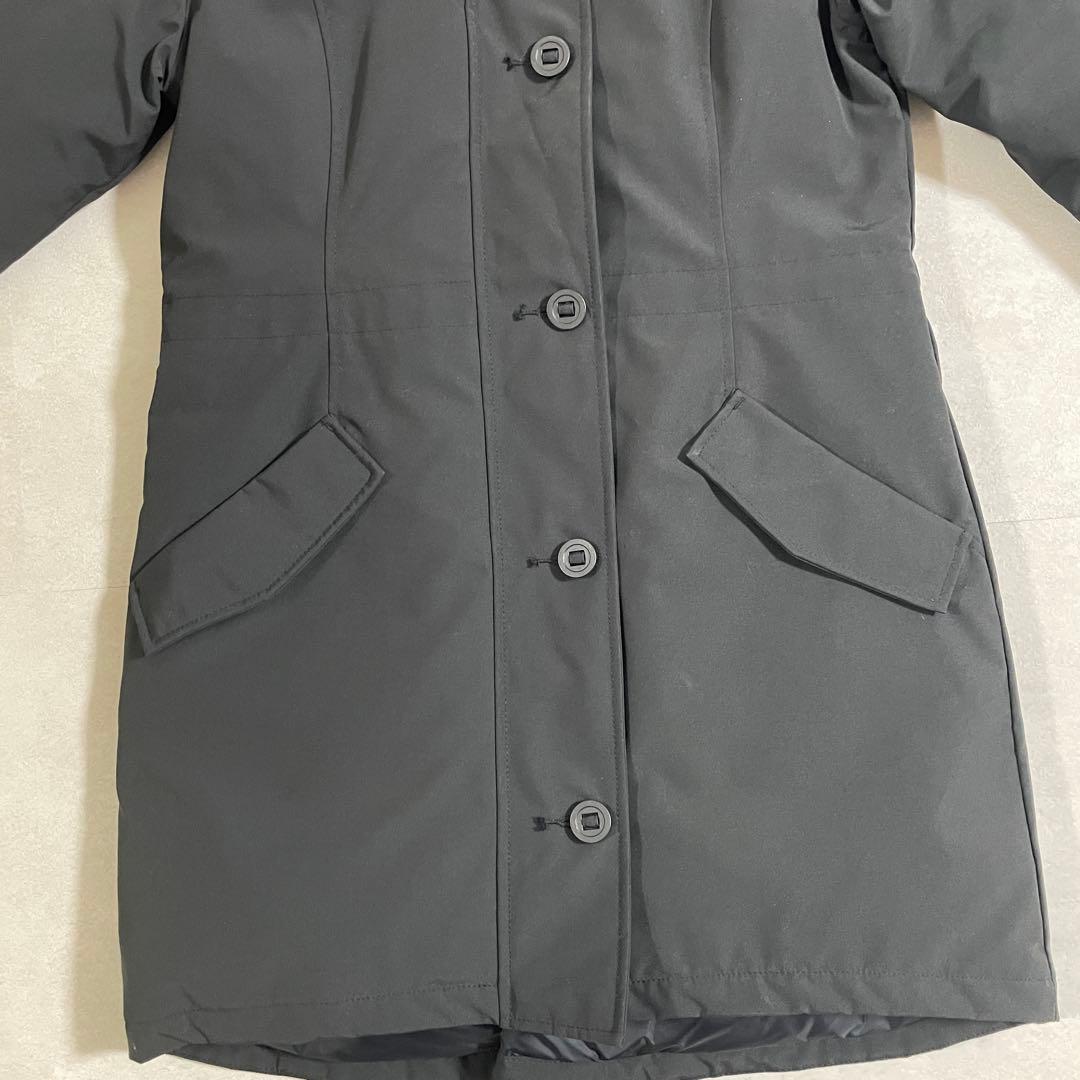 【美品】CANADA GOOSE ダウンコート ロスクレア パーカ M 黒色（画像 8/20）