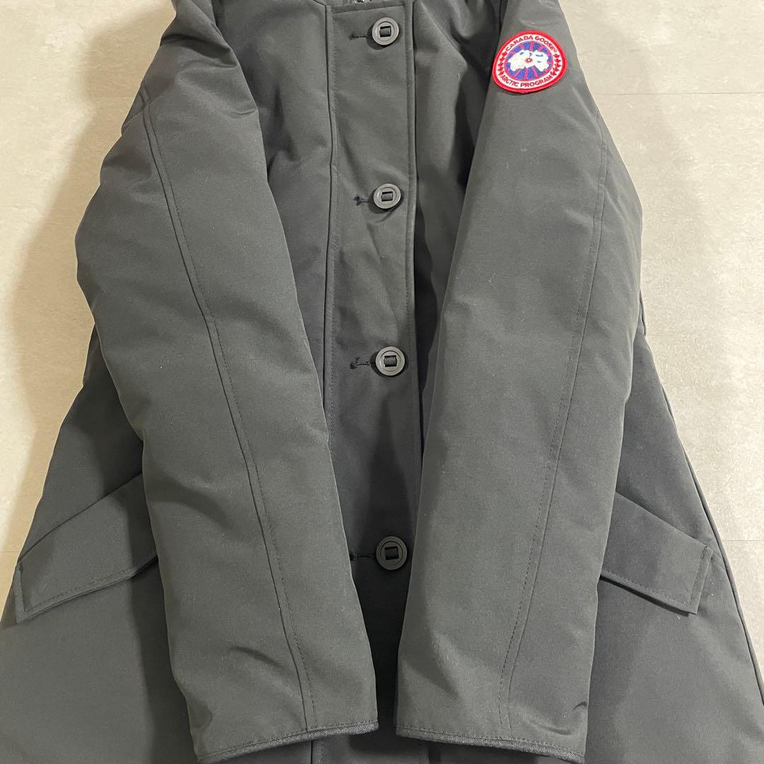 【美品】CANADA GOOSE ダウンコート ロスクレア パーカ M 黒色（画像 9/20）