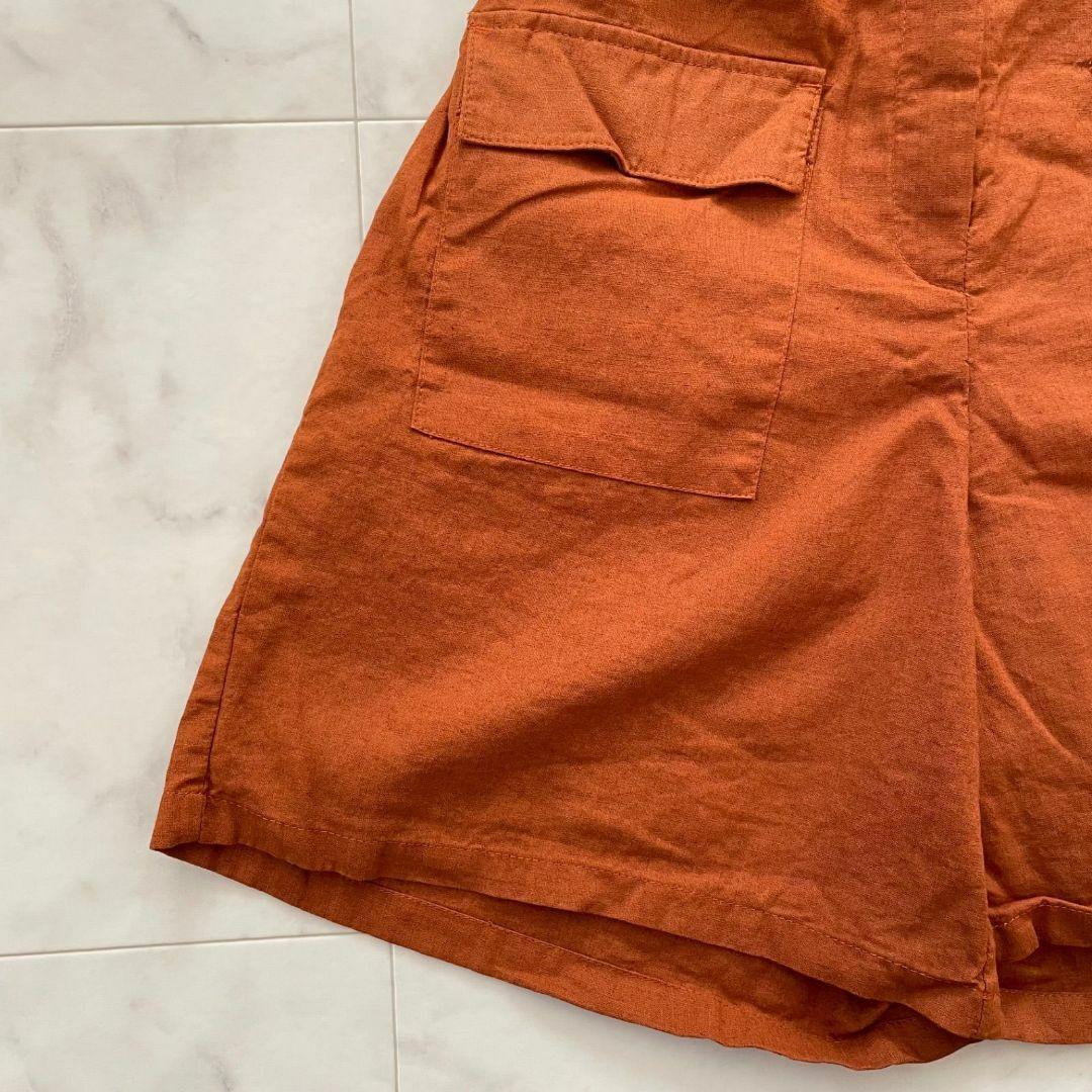 【新品未使用】ミーンヌナ レディース ショートパンツ Mサイズ ブラウン 無地