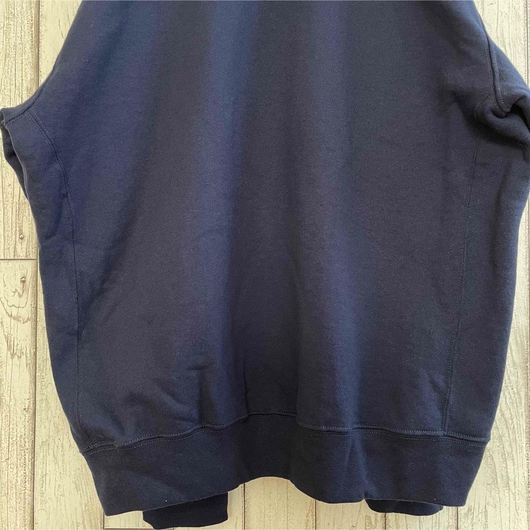【美品】RUSSELL ラッセル メンズ 長袖パーカー XXLサイズ ネイビー