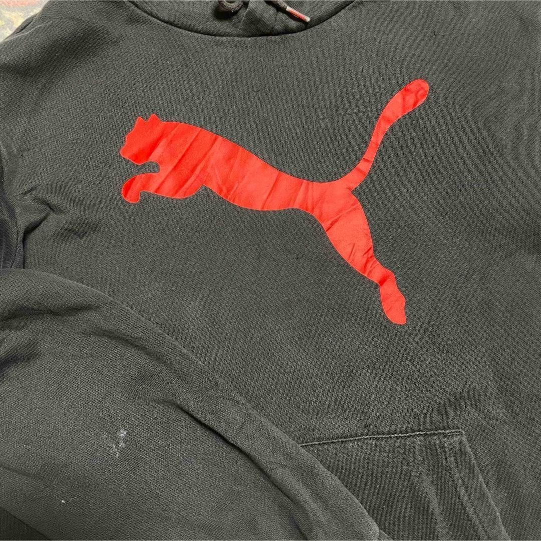 PUMA プーマ メンズ 長袖パーカー Mサイズ ブラック