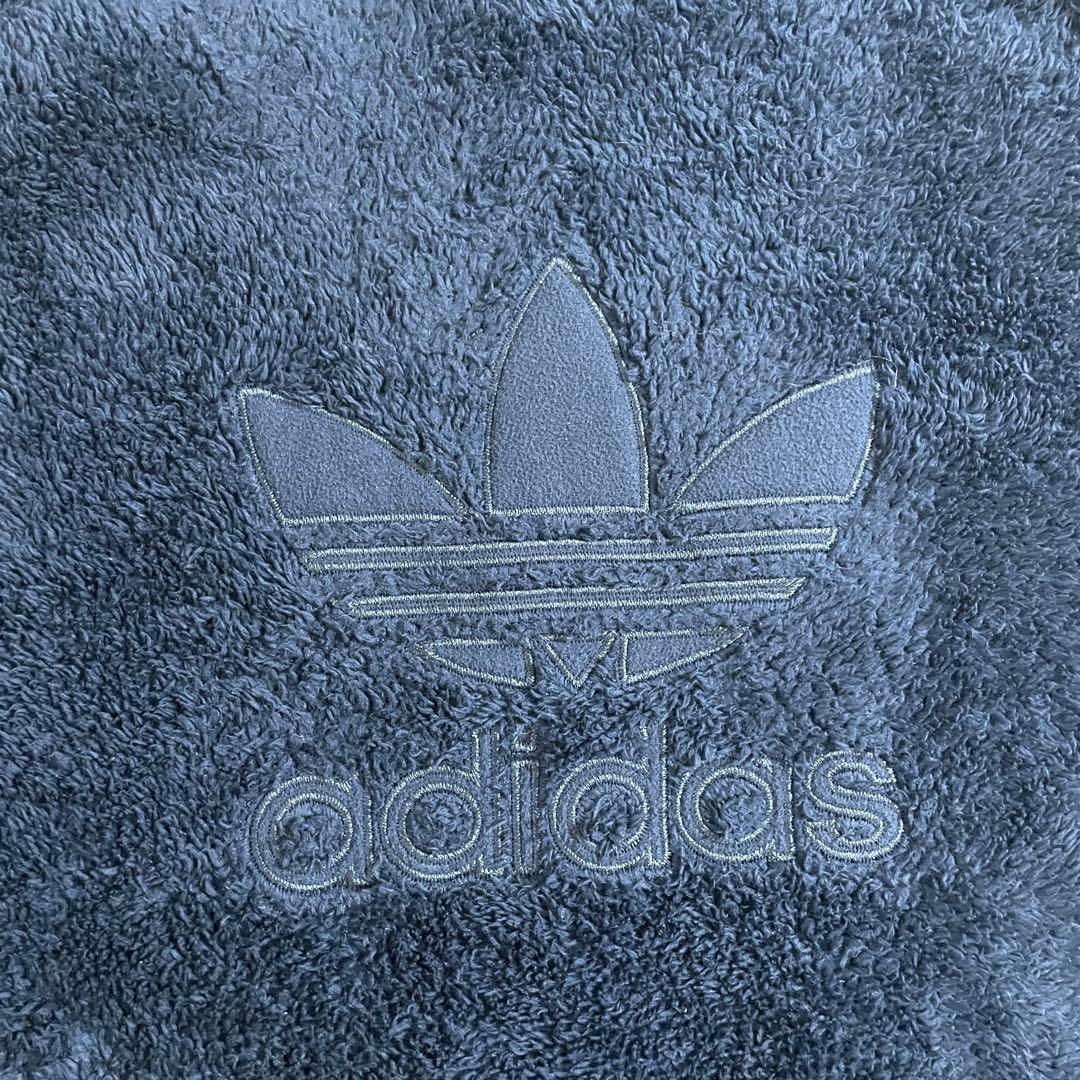 【美品】adidas Originals ボア スウェット トレーナー L 紺（画像 4/15）