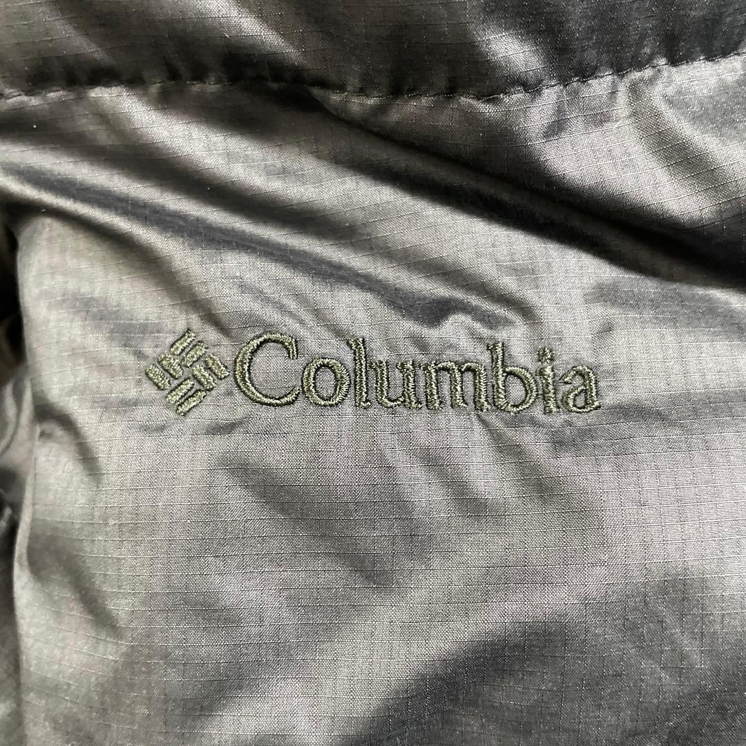 古着 Columbia ロングダウンジャケット ファー付 サイズS ブラック（画像 13/16）