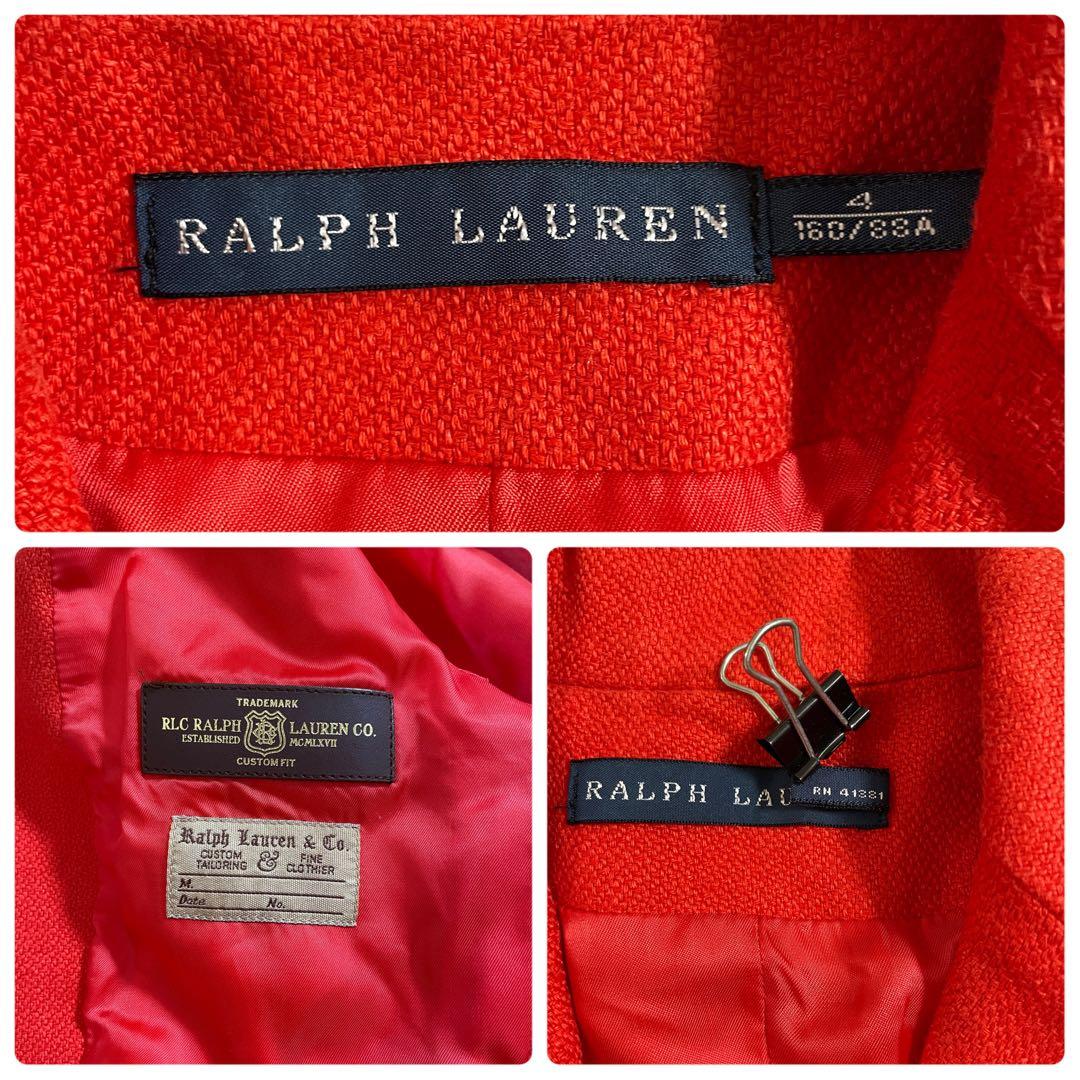 古着 RALPH LAUREN テーラードジャケット サイズ4 イタリア製（画像 13/15）