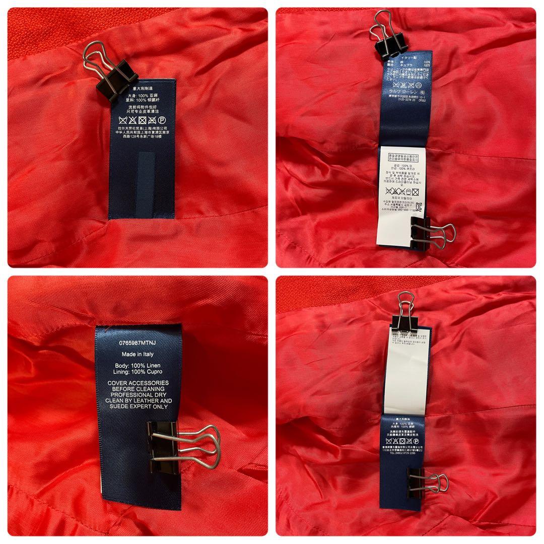 古着 RALPH LAUREN テーラードジャケット サイズ4 イタリア製（画像 14/15）