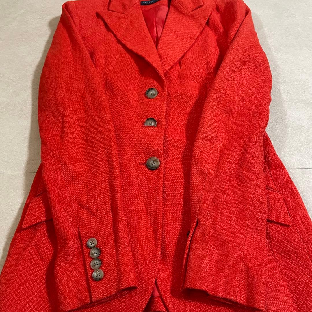 古着 RALPH LAUREN テーラードジャケット サイズ4 イタリア製（画像 9/15）