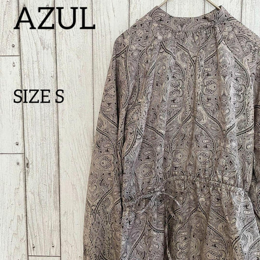 【新品未使用】AZUL アズール レディース長袖ブラウス Sサイズ ブラック