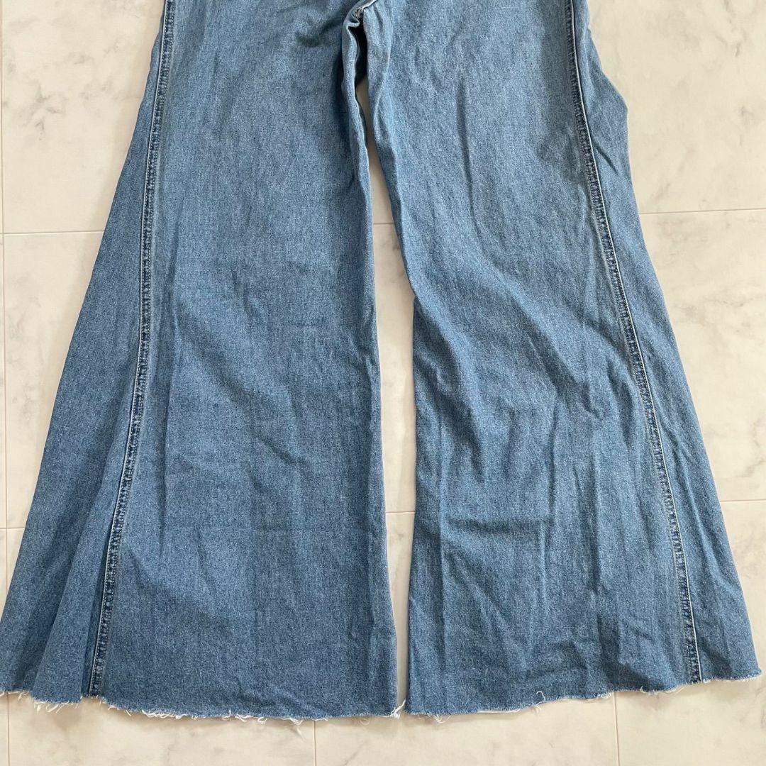 【新品未使用】ジェイダ レディース フロントレースアップフレアデニムパンツ