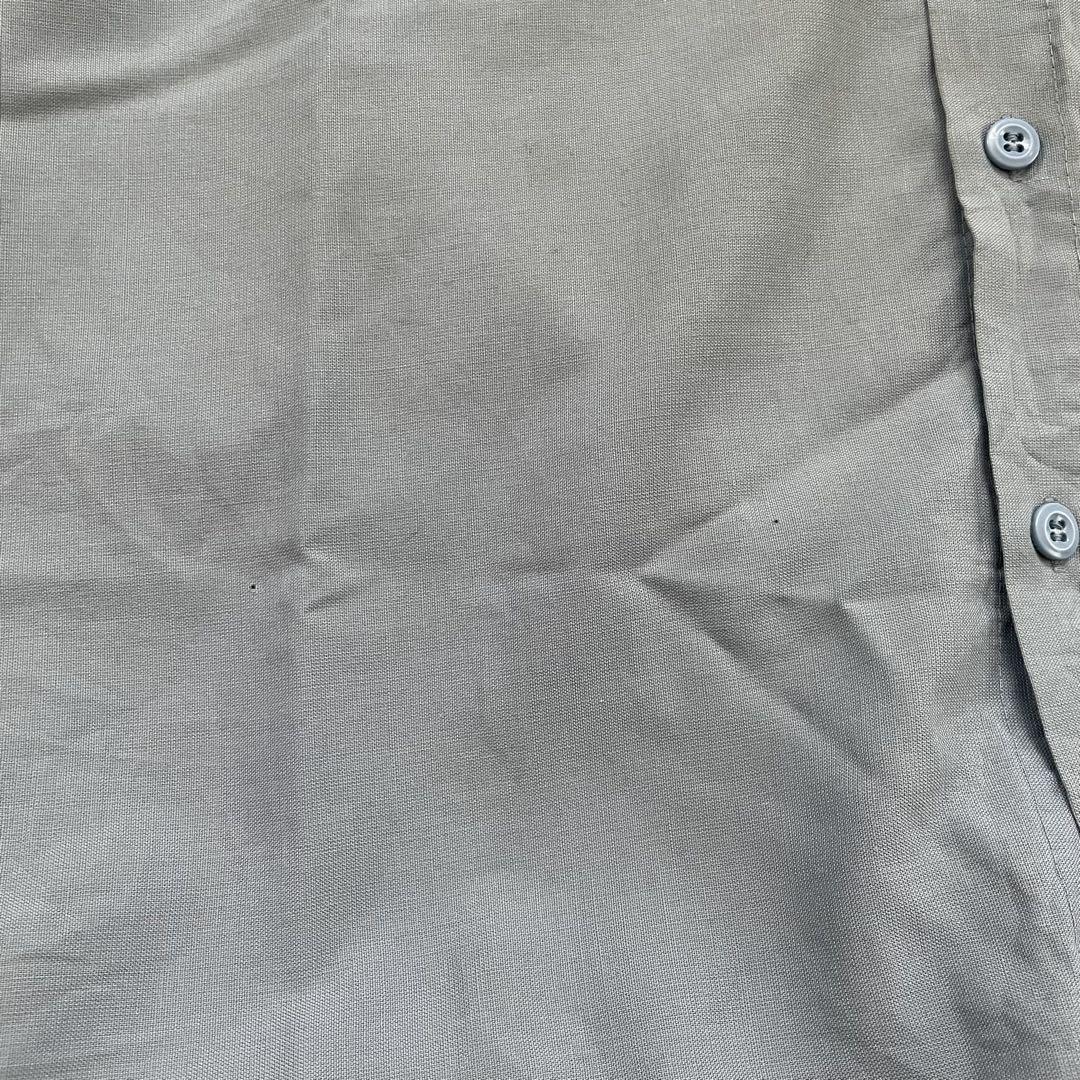 DURABLE PRESS 長袖ワークシャツ Mサイズ ブルー USA製