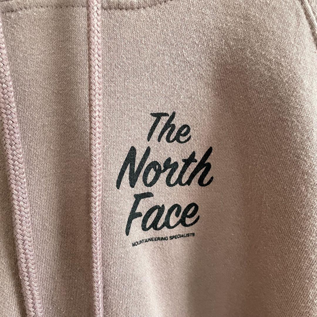 【美品】USA古着THE NORTH FACE 長袖パーカー M スモークピンク