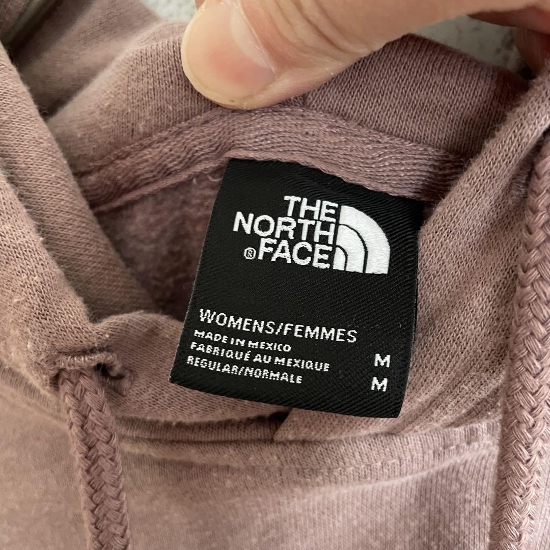 【美品】USA古着THE NORTH FACE 長袖パーカー M スモークピンク