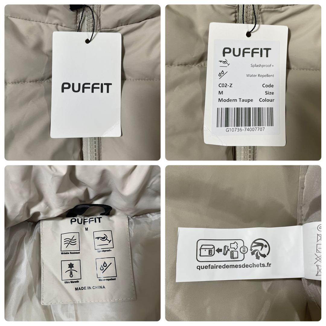 【新品未使用タグ付】PUFFIT ダウンジャケット サイズM オーバーサイズ（画像 13/15）