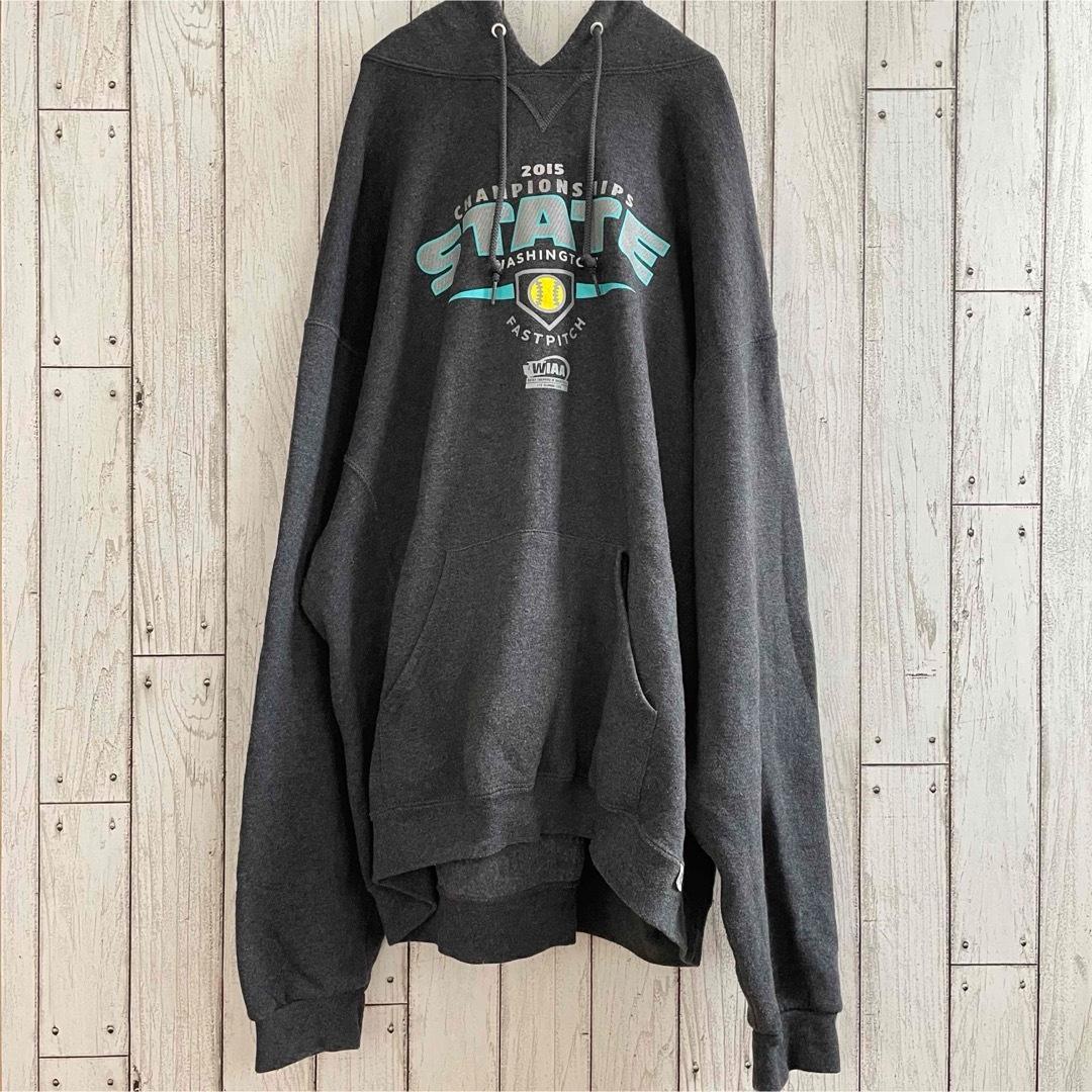 RUSSELL ラッセル メンズ 長袖パーカー XLサイズ グレー