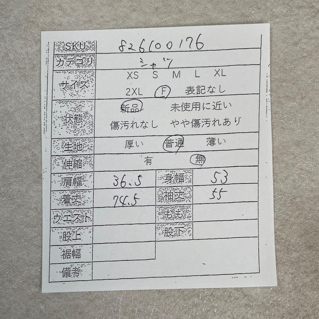 【新品未使用タグ付】 Reveur blanche 長袖チュニックブラウス F（画像 13/13）