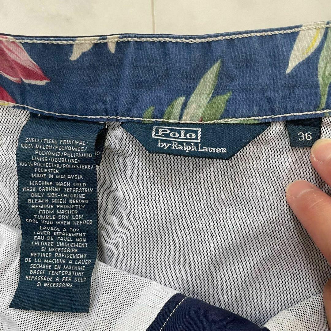 ポロラルフローレン メンズ スイムショーツ 36サイズ ネイビー ポニー刺繍