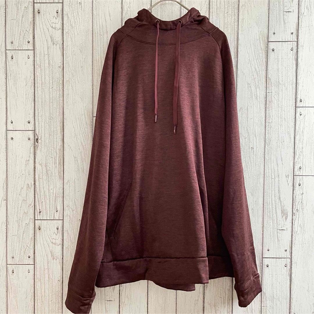 【美品】RUSSELL ラッセル メンズ 長袖パーカー Lサイズ レッド系