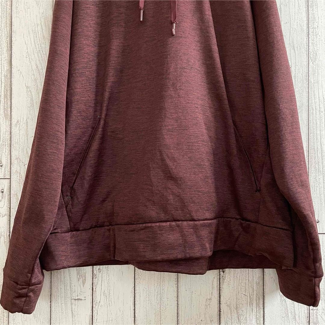 【美品】RUSSELL ラッセル メンズ 長袖パーカー Lサイズ レッド系