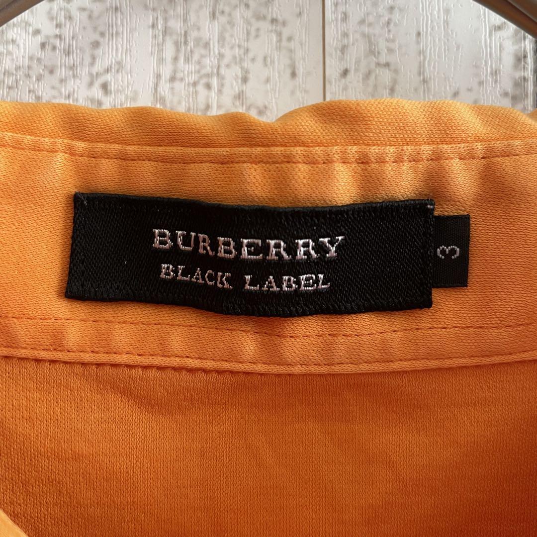 BURBERRY 半袖ポロシャツ 3サイズ オレンジ