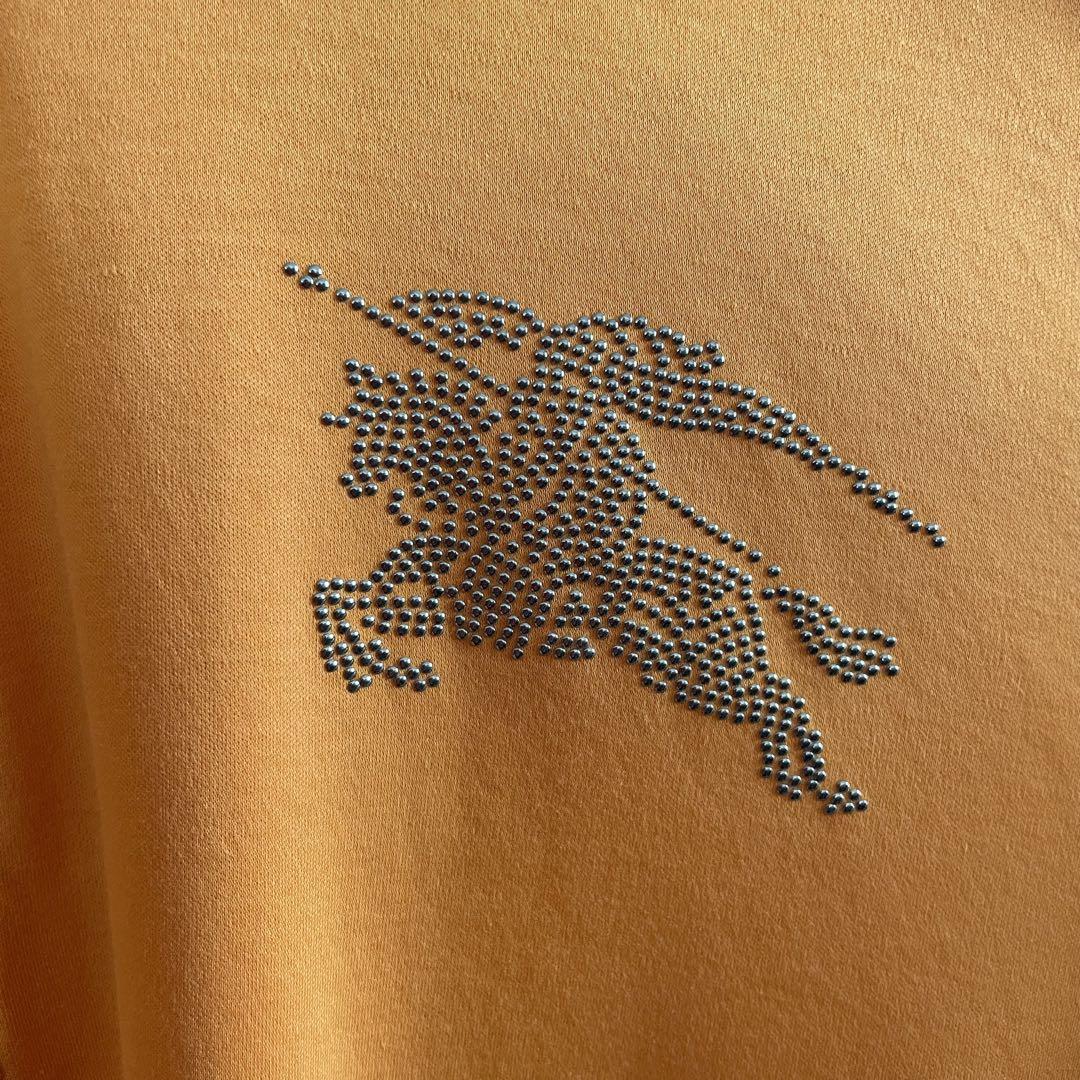 BURBERRY 半袖ポロシャツ 3サイズ オレンジ