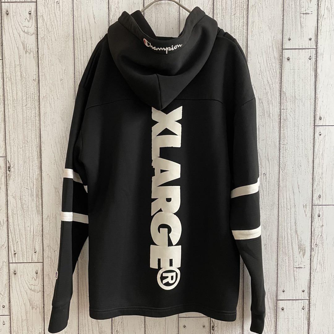 【限定コラボ】Champion × XLARGE 長袖パーカー Mサイズ