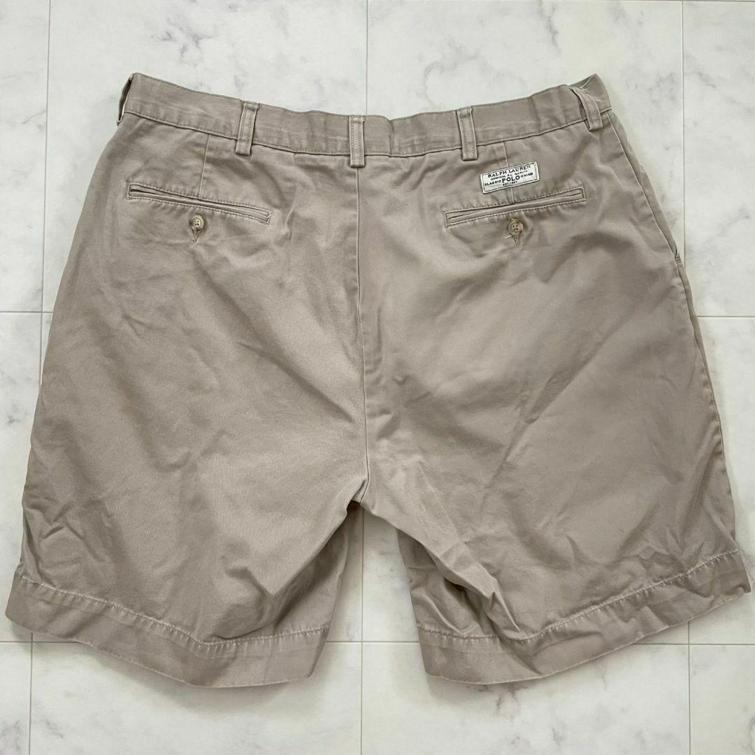 ポロラルフローレン メンズ ハーフパンツ 38サイズ ベージュ 無地