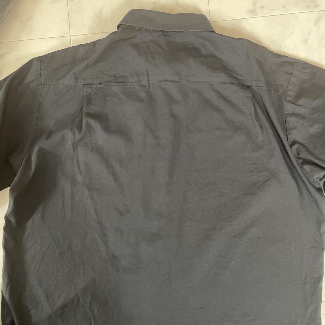 【美品】古着 CINTAS 長袖ワークシャツ XLサイズ ブラック