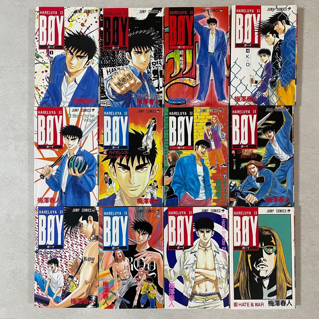 【初版本多数】 BOY 1-24巻 ＋HARELUYA 梅澤春人（画像 2/11）